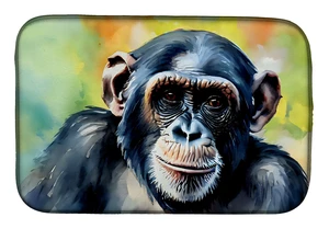 Chimpanzee Dish Drying Mat Absorbent Dish Drying Mat Pad for Kitchen Counter Dish Drainer Mat for Countertop, 14 x 21", Multicol Chimpanzee Dish Drying Mat Absorbent Dish Drying Mat Pad for Kitchen Counter Dish Drainer Mat for Countertop, 14 x 21", Multicol