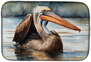 Pelican Dish Drying Mat Absorbent Dish Drying Mat Pad for Kitchen Counter Dish Drainer Mat for Countertop, 14 x 21", Multicolor Pelican Dish Drying Mat Absorbent Dish Drying Mat Pad for Kitchen Counter Dish Drainer Mat for Countertop, 14 x 21", Multicolor