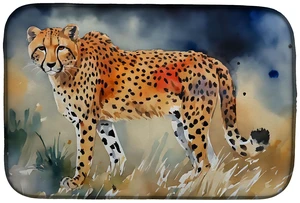 Cheetah Dish Drying Mat Absorbent Dish Drying Mat Pad for Kitchen Counter Dish Drainer Mat for Countertop, 14 x 21", Multicolor Cheetah Dish Drying Mat Absorbent Dish Drying Mat Pad for Kitchen Counter Dish Drainer Mat for Countertop, 14 x 21", Multicolor