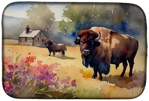 Wood Bison Dish Drying Mat Absorbent Dish Drying Mat Pad for Kitchen Counter Dish Drainer Mat for Countertop, 14 x 21", Multicol Wood Bison Dish Drying Mat Absorbent Dish Drying Mat Pad for Kitchen Counter Dish Drainer Mat for Countertop, 14 x 21", Multicol