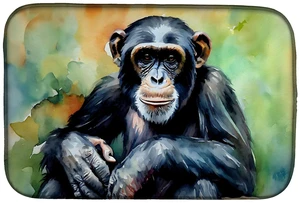 Chimpanzee Dish Drying Mat Absorbent Dish Drying Mat Pad for Kitchen Counter Dish Drainer Mat for Countertop, 14 x 21", Multicol Chimpanzee Dish Drying Mat Absorbent Dish Drying Mat Pad for Kitchen Counter Dish Drainer Mat for Countertop, 14 x 21", Multicol