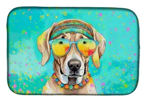 Weimaraner Hippie Dawg Dish Drying Mat Absorbent Dish Drying Mat Pad for Kitchen Counter Dish Drainer Mat for Countertop, 14 x 2 Weimaraner Hippie Dawg Dish Drying Mat Absorbent Dish Drying Mat Pad for Kitchen Counter Dish Drainer Mat for Countertop, 14 x 2