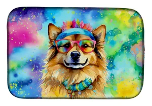 Hippie Dawg Dish Drying Mat Absorbent Dish Drying Mat Pad for Kitchen Counter Dish Drainer Mat for Countertop, 14 x 21", Multico Hippie Dawg Dish Drying Mat Absorbent Dish Drying Mat Pad for Kitchen Counter Dish Drainer Mat for Countertop, 14 x 21", Multico