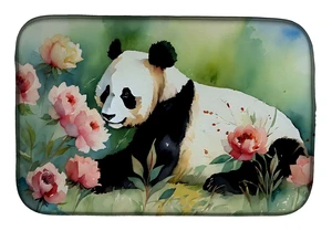 Panda Dish Drying Mat Absorbent Dish Drying Mat Pad for Kitchen Counter Dish Drainer Mat for Countertop, 14 x 21", Multicolor Panda Dish Drying Mat Absorbent Dish Drying Mat Pad for Kitchen Counter Dish Drainer Mat for Countertop, 14 x 21", Multicolor