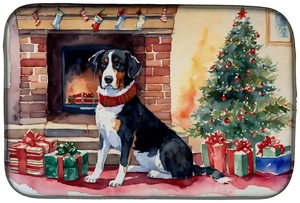 Appenzeller Sennenhund Cozy Christmas Dish Drying Mat Absorbent Dish Drying Mat Pad for Kitchen Counter Dish Drainer Mat for Cou Appenzeller Sennenhund Cozy Christmas Dish Drying Mat Absorbent Dish Drying Mat Pad for Kitchen Counter Dish Drainer Mat for Cou