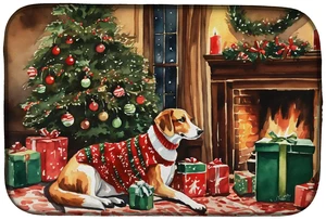 American Foxhound Cozy Christmas Dish Drying Mat Absorbent Dish Drying Mat Pad for Kitchen Counter Dish Drainer Mat for Countert American Foxhound Cozy Christmas Dish Drying Mat Absorbent Dish Drying Mat Pad for Kitchen Counter Dish Drainer Mat for Countert