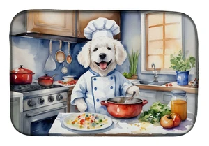 Kuvasz The Chef Dish Drying Mat Absorbent Dish Drying Mat Pad for Kitchen Counter Dish Drainer Mat for Countertop, 14 x 21", Mul Kuvasz The Chef Dish Drying Mat Absorbent Dish Drying Mat Pad for Kitchen Counter Dish Drainer Mat for Countertop, 14 x 21", Mul