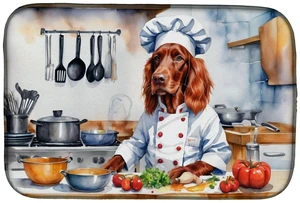 Irish Setter The Chef Dish Drying Mat Absorbent Dish Drying Mat Pad for Kitchen Counter Dish Drainer Mat for Countertop, 14 x 21 Irish Setter The Chef Dish Drying Mat Absorbent Dish Drying Mat Pad for Kitchen Counter Dish Drainer Mat for Countertop, 14 x 21