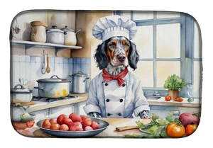 English Setter The Chef Dish Drying Mat Absorbent Dish Drying Mat Pad for Kitchen Counter Dish Drainer Mat for Countertop, 14 x English Setter The Chef Dish Drying Mat Absorbent Dish Drying Mat Pad for Kitchen Counter Dish Drainer Mat for Countertop, 14 x