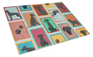 NEW Lots of Black Great Dane Glass Cutting Board Decorative Tempered Glass Kitchen Cutting and Serving Board Large Size Chopping NEW Lots of Black Great Dane Glass Cutting Board Decorative Tempered Glass Kitchen Cutting and Serving Board Large Size Chopping
