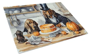 NEW Bloodhound Fall Kitchen Pumpkins Glass Cutting Board Decorative Tempered Glass Kitchen Cutting and Serving Board Large Size NEW Bloodhound Fall Kitchen Pumpkins Glass Cutting Board Decorative Tempered Glass Kitchen Cutting and Serving Board Large Size