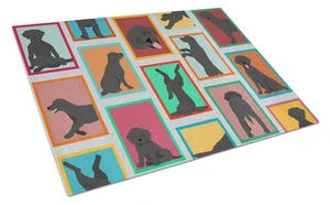 NEW Lots of Black Labrador Retriever Glass Cutting Board Decorative Tempered Glass Kitchen Cutting and Serving Board Large Size NEW Lots of Black Labrador Retriever Glass Cutting Board Decorative Tempered Glass Kitchen Cutting and Serving Board Large Size