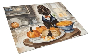 NEW Boykin Spaniel Fall Kitchen Pumpkins Glass Cutting Board Decorative Tempered Glass Kitchen Cutting and Serving Board Large S NEW Boykin Spaniel Fall Kitchen Pumpkins Glass Cutting Board Decorative Tempered Glass Kitchen Cutting and Serving Board Large S