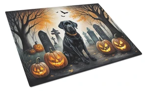 NEW Black Labrador Retriever Spooky Halloween Glass Cutting Board Decorative Tempered Glass Kitchen Cutting and Serving Board La NEW Black Labrador Retriever Spooky Halloween Glass Cutting Board Decorative Tempered Glass Kitchen Cutting and Serving Board La