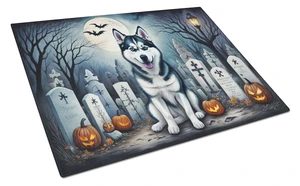 NEW Siberian Husky Spooky Halloween Glass Cutting Board Decorative Tempered Glass Kitchen Cutting and Serving Board Large Size C NEW Siberian Husky Spooky Halloween Glass Cutting Board Decorative Tempered Glass Kitchen Cutting and Serving Board Large Size C