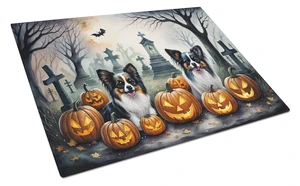 NEW Papillon Spooky Halloween Glass Cutting Board Decorative Tempered Glass Kitchen Cutting and Serving Board Large Size Choppin NEW Papillon Spooky Halloween Glass Cutting Board Decorative Tempered Glass Kitchen Cutting and Serving Board Large Size Choppin