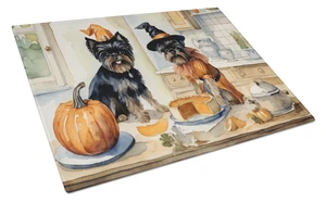 NEW Affenpinscher Fall Kitchen Pumpkins Glass Cutting Board Decorative Tempered Glass Kitchen Cutting and Serving Board Large Si NEW Affenpinscher Fall Kitchen Pumpkins Glass Cutting Board Decorative Tempered Glass Kitchen Cutting and Serving Board Large Si