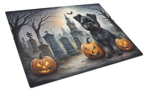 NEW Affenpinscher Spooky Halloween Glass Cutting Board Decorative Tempered Glass Kitchen Cutting and Serving Board Large Size Ch NEW Affenpinscher Spooky Halloween Glass Cutting Board Decorative Tempered Glass Kitchen Cutting and Serving Board Large Size Ch