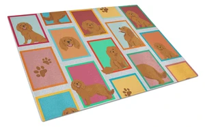 NEW Lots of Ruby Cavalier Spaniel Glass Cutting Board Decorative Tempered Glass Kitchen Cutting and Serving Board Large Size Cho NEW Lots of Ruby Cavalier Spaniel Glass Cutting Board Decorative Tempered Glass Kitchen Cutting and Serving Board Large Size Cho