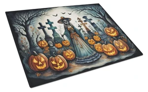 NEW La Catrina Skeleton Spooky Halloween Glass Cutting Board Decorative Tempered Glass Kitchen Cutting and Serving Board Large S
