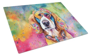 NEW Hippie Dawg Glass Cutting Board Decorative Tempered Glass Kitchen Cutting and Serving Board Large Size Chopping Board