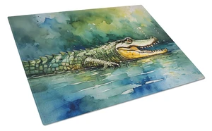 NEW Crocodile Glass Cutting Board Decorative Tempered Glass Kitchen Cutting and Serving Board Large Size Chopping Board