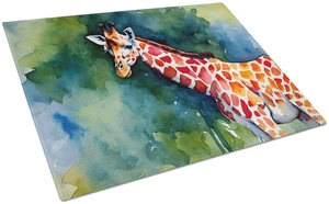 NEW Giraffe Glass Cutting Board Decorative Tempered Glass Kitchen Cutting and Serving Board Large Size Chopping Board