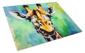 NEW Giraffe Glass Cutting Board Decorative Tempered Glass Kitchen Cutting and Serving Board Large Size Chopping Board