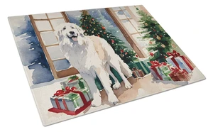 NEW Great Pyrenees Cozy Christmas Glass Cutting Board Decorative Tempered Glass Kitchen Cutting and Serving Board Large Size Cho NEW Great Pyrenees Cozy Christmas Glass Cutting Board Decorative Tempered Glass Kitchen Cutting and Serving Board Large Size Cho