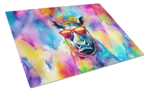 NEW Hippie Animal Rhinoceros Glass Cutting Board Decorative Tempered Glass Kitchen Cutting and Serving Board Large Size Chopping