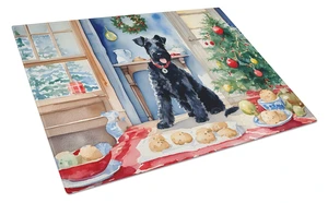 NEW Kerry Blue Terrier Christmas Cookies Glass Cutting Board Decorative Tempered Glass Kitchen Cutting and Serving Board Large S