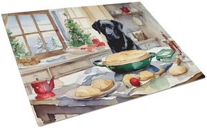 NEW Labrador Retriever Christmas Cookies Glass Cutting Board Decorative Tempered Glass Kitchen Cutting and Serving Board Large S