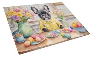 NEW Decorating Easter French Bulldog Glass Cutting Board Decorative Tempered Glass Kitchen Cutting and Serving Board Large Size NEW Decorating Easter French Bulldog Glass Cutting Board Decorative Tempered Glass Kitchen Cutting and Serving Board Large Size