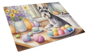 NEW Decorating Easter Schnauzer Glass Cutting Board Decorative Tempered Glass Kitchen Cutting and Serving Board Large Size Chopp