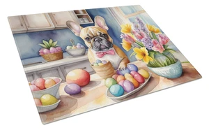 NEW Decorating Easter French Bulldog Glass Cutting Board Decorative Tempered Glass Kitchen Cutting and Serving Board Large Size NEW Decorating Easter French Bulldog Glass Cutting Board Decorative Tempered Glass Kitchen Cutting and Serving Board Large Size