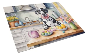 NEW Decorating Easter Great Dane Glass Cutting Board Decorative Tempered Glass Kitchen Cutting and Serving Board Large Size Chop