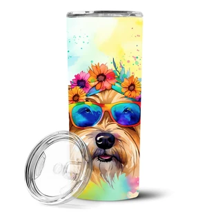 Cairn Terrier Hippie Dawg Stainless Steel Skinny Tumbler Vacuum Double Walled Reusable Insulated Tumbler Travel Cup for Coffee C Cairn Terrier Hippie Dawg Stainless Steel Skinny Tumbler Vacuum Double Walled Reusable Insulated Tumbler Travel Cup for Coffee C