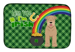 NEW Red Wheaten Terrier St. Patrick's Day Dish Drying Mat Absorbent Dish Drying Mat Pad for Kitchen Counter Dish Drainer Mat for NEW Red Wheaten Terrier St. Patrick's Day Dish Drying Mat Absorbent Dish Drying Mat Pad for Kitchen Counter Dish Drainer Mat for