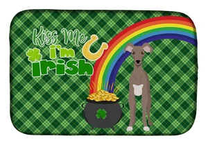 NEW Fawn Italian Greyhound St. Patrick's Day Dish Drying Mat Absorbent Dish Drying Mat Pad for Kitchen Counter Dish Drainer Mat NEW Fawn Italian Greyhound St. Patrick's Day Dish Drying Mat Absorbent Dish Drying Mat Pad for Kitchen Counter Dish Drainer Mat