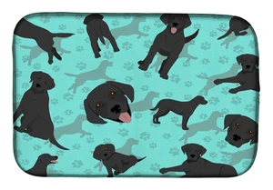 Black Labrador Retriever Dish Drying Mat Absorbent Dish Drying Mat Pad for Kitchen Counter Dish Drainer Mat for Countertop, 14 x Black Labrador Retriever Dish Drying Mat Absorbent Dish Drying Mat Pad for Kitchen Counter Dish Drainer Mat for Countertop, 14 x
