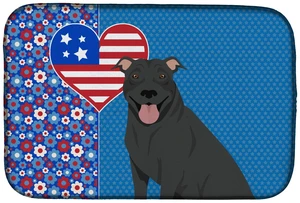 NEW Black Pit Bull Terrier USA American Dish Drying Mat Absorbent Dish Drying Mat Pad for Kitchen Counter Dish Drainer Mat for C NEW Black Pit Bull Terrier USA American Dish Drying Mat Absorbent Dish Drying Mat Pad for Kitchen Counter Dish Drainer Mat for C