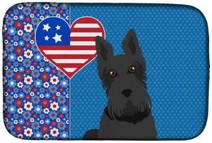 Black Scottish Terrier USA American Dish Drying Mat Absorbent Dish Drying Mat Pad for Kitchen Counter Dish Drainer Mat for Count Black Scottish Terrier USA American Dish Drying Mat Absorbent Dish Drying Mat Pad for Kitchen Counter Dish Drainer Mat for Count