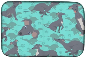 Italian Greyhound Dish Drying Mat Absorbent Dish Drying Mat Pad for Kitchen Counter Dish Drainer Mat for Countertop, 14 x 21", M Italian Greyhound Dish Drying Mat Absorbent Dish Drying Mat Pad for Kitchen Counter Dish Drainer Mat for Countertop, 14 x 21", M