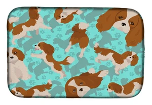 Blenheim Cavalier Spaniel Dish Drying Mat Absorbent Dish Drying Mat Pad for Kitchen Counter Dish Drainer Mat for Countertop, 14 Blenheim Cavalier Spaniel Dish Drying Mat Absorbent Dish Drying Mat Pad for Kitchen Counter Dish Drainer Mat for Countertop, 14