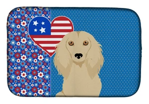 Longhair Cream Dachshund USA American Dish Drying Mat Absorbent Dish Drying Mat Pad for Kitchen Counter Dish Drainer Mat for Cou Longhair Cream Dachshund USA American Dish Drying Mat Absorbent Dish Drying Mat Pad for Kitchen Counter Dish Drainer Mat for Cou