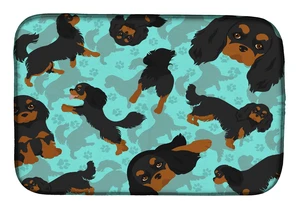 Black and Tan Cavalier King Charles Spaniel Dish Drying Mat Absorbent Dish Drying Mat Pad for Kitchen Counter Dish Drainer Mat f Black and Tan Cavalier King Charles Spaniel Dish Drying Mat Absorbent Dish Drying Mat Pad for Kitchen Counter Dish Drainer Mat f