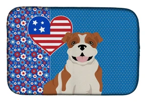 Red English Bulldog USA American Dish Drying Mat Absorbent Dish Drying Mat Pad for Kitchen Counter Dish Drainer Mat for Countert Red English Bulldog USA American Dish Drying Mat Absorbent Dish Drying Mat Pad for Kitchen Counter Dish Drainer Mat for Countert