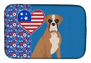 Natural Eared Fawn Boxer USA American Dish Drying Mat Absorbent Dish Drying Mat Pad for Kitchen Counter Dish Drainer Mat for Cou Natural Eared Fawn Boxer USA American Dish Drying Mat Absorbent Dish Drying Mat Pad for Kitchen Counter Dish Drainer Mat for Cou