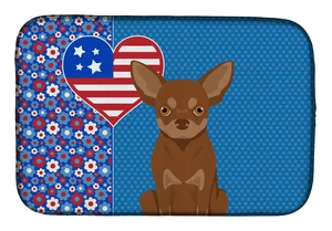 Chocolate and Tan Chihuahua USA American Dish Drying Mat Absorbent Dish Drying Mat Pad for Kitchen Counter Dish Drainer Mat for Chocolate and Tan Chihuahua USA American Dish Drying Mat Absorbent Dish Drying Mat Pad for Kitchen Counter Dish Drainer Mat for