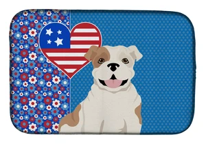 Piebald English Bulldog USA American Dish Drying Mat Absorbent Dish Drying Mat Pad for Kitchen Counter Dish Drainer Mat for Coun Piebald English Bulldog USA American Dish Drying Mat Absorbent Dish Drying Mat Pad for Kitchen Counter Dish Drainer Mat for Coun